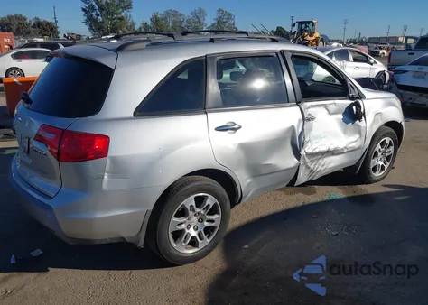 2007 Acura Mdx Technology Package z USA, uszkodzony, nr VIN 2HNYD28417H502378